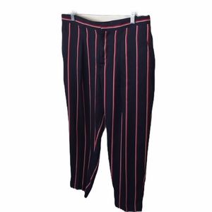 Lauren Ralph Lauren Red White Blue Striped Pants Size 6 With Pockets NWT